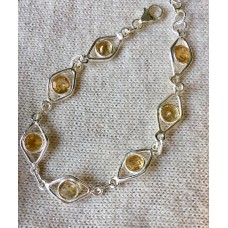 540 bracelet citrine argent sterling